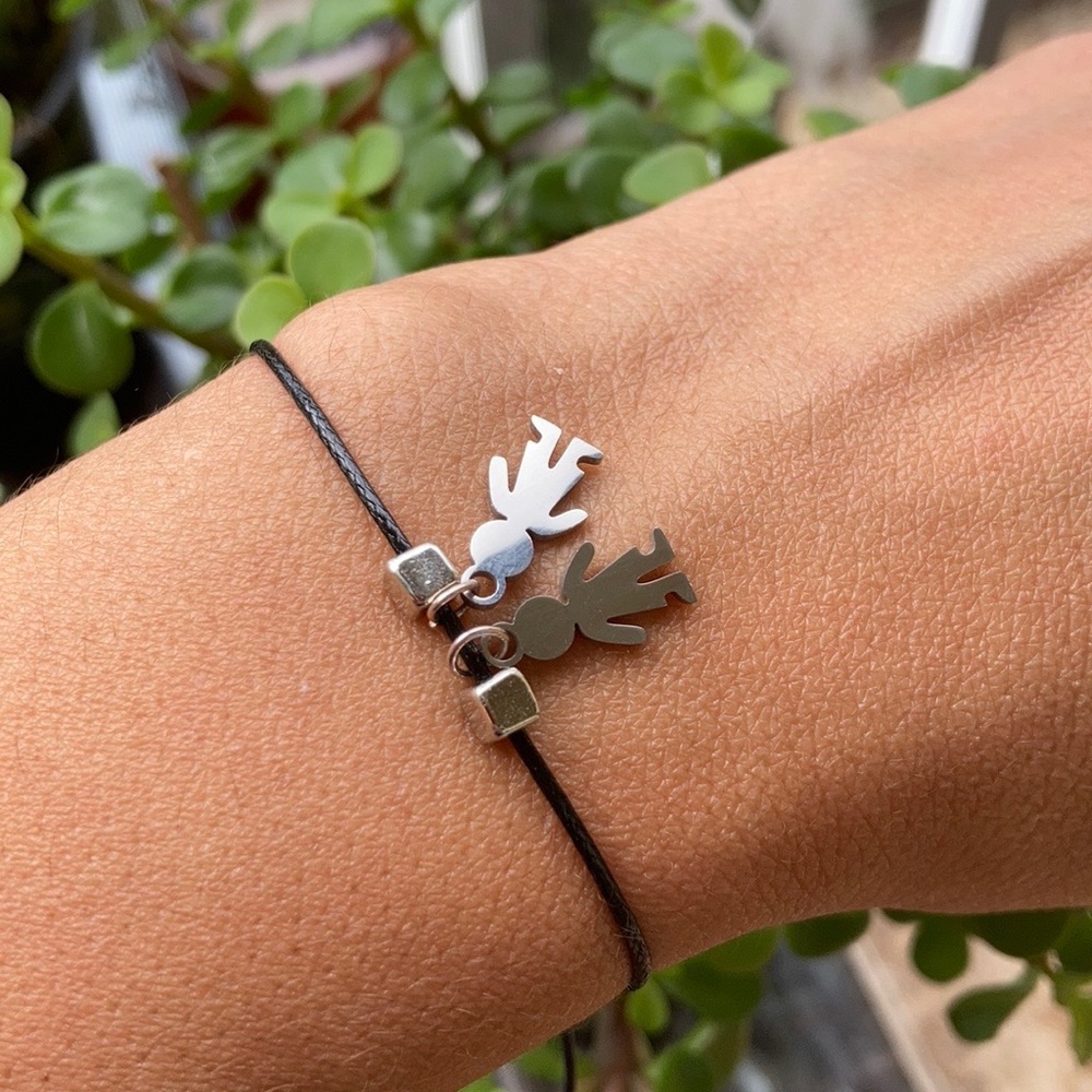 Siblings two boys π¦π» π¦π» macrame bracelet - Picture 2 of 8